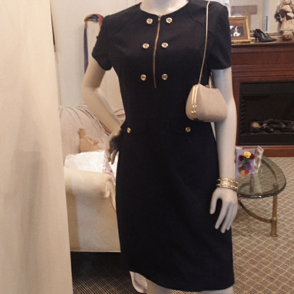 Dark navy dress by BIGIO